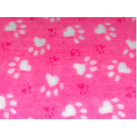 Vet/Dry Bed *Greenback* Pink Paws