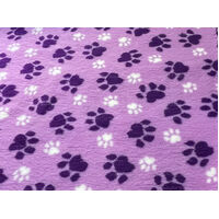 Vet/Dry Bed *Non-Backed* Purple Paws  **Postage Included**