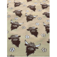 Vet/Dry Bed *Rubberback* Highland Cows