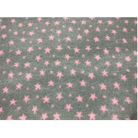 Vet/Dry Bed *Rubberback* Pink Star