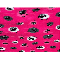 Vet/Dry Bed *Rubberback* Pink Sheep