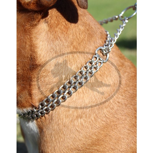 Lilcracka Martingale Double Row Chains Silver 2mm x 40cm