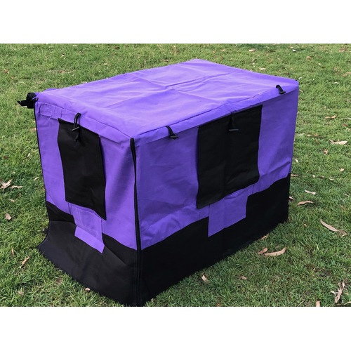 Canvas Waterproof Crate Cover 42inch Purple