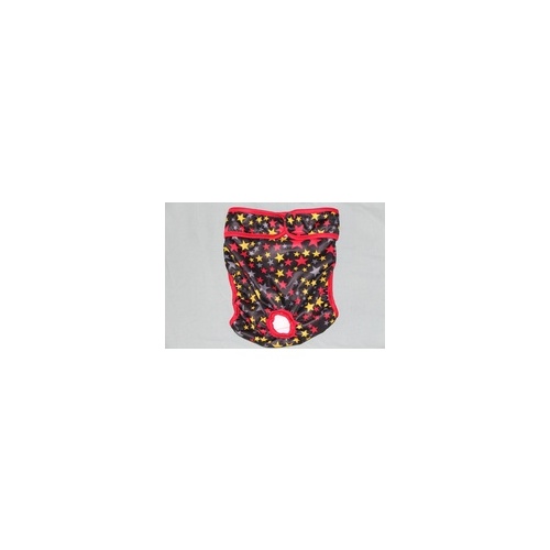 Dog/Cat Diaper XS Black Stars