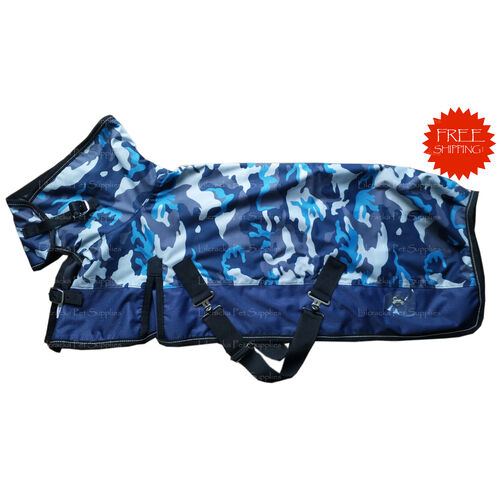 Lilcracka Deluxe Reflective Thermo with Neck 30cm Navy Camo