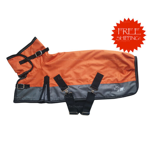 Lilcracka Tuff Coat with Neck 50cm Orange