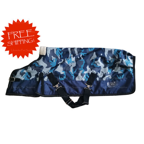 Lilcracka Tuff Coat no Neck 65cm Navy Camo