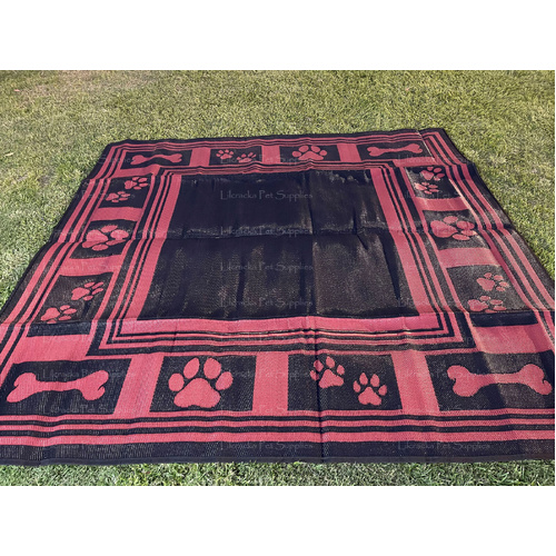Gazebo Mat 3m x 3m Paws & Bones Pattern