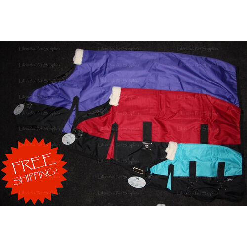 Lilcracka Livestock Coat Rain 55cm Aqua