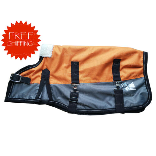 Lilcracka Livestock Coat Winter 50cm Orange