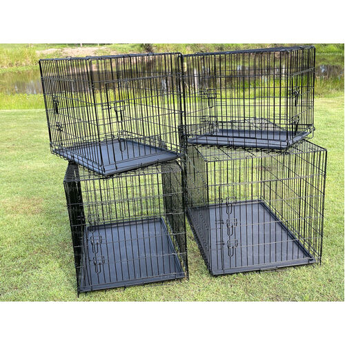 Metal Collapsible Pet/Dog/Cat Crate/Cage 24"