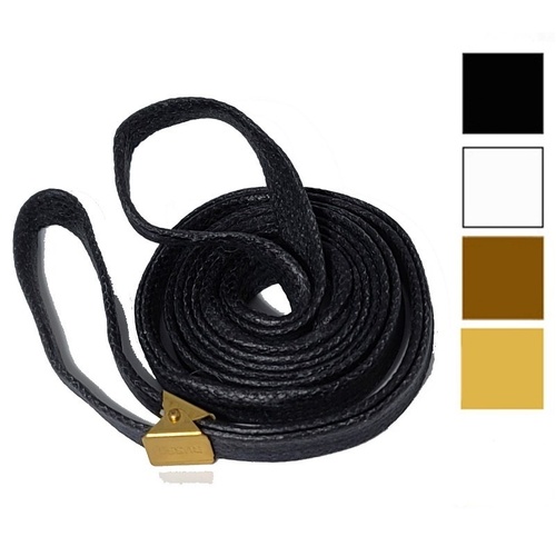 Russo Corda-Hide Pushdown W/Swivel 3/16 x 48" Black