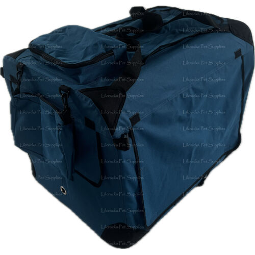 Soft/Fabric Collapsible Pet Crate/Cage Blue 70cm