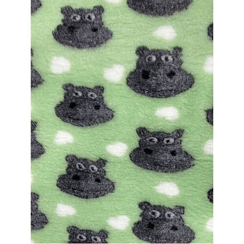 Vet/Dry Bed *Non-Backed* Mint Hippo *** 50cm Long x 1.5m wide *** 