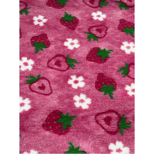 Vet/Dry Bed *Non-Backed* Strawberry Pink *** 50cm Long x 1.5m wide ***